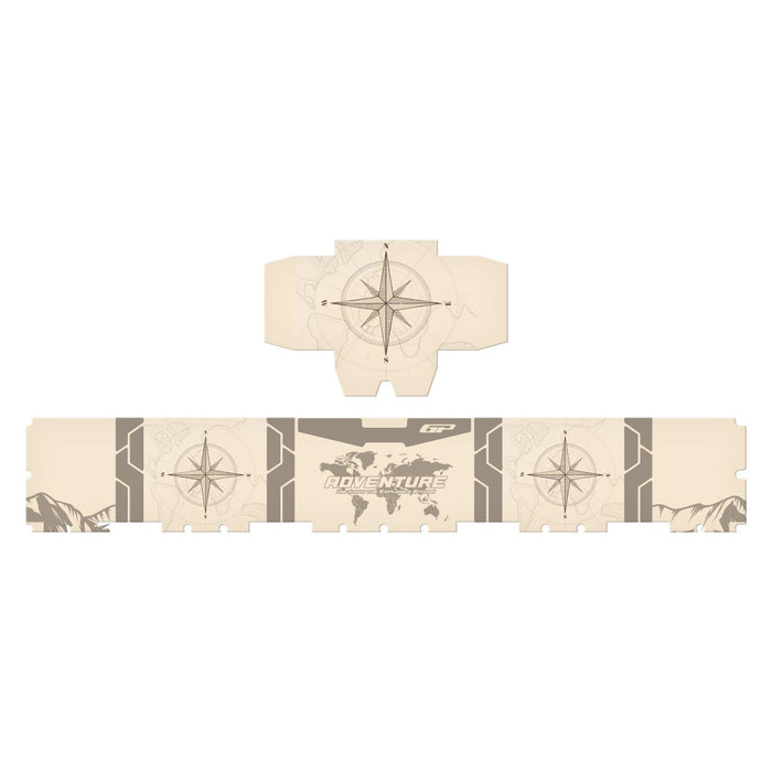 GP Kompozit DSN02 45L Aluminum Top Case Patterned Sticker - Custom Fit