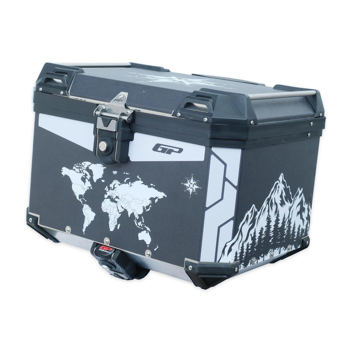 GP Kompozit DSN04 57L Aluminum Top Case Patterned Sticker - Custom Fit