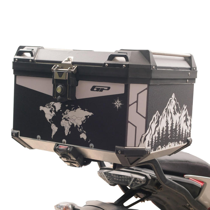 GP Kompozit DSN04 45L Aluminum Top Case Patterned Sticker - Custom Fit