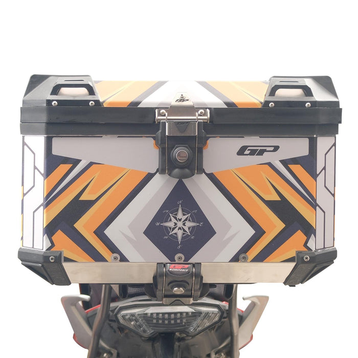 GP Kompozit DSN07 45L Aluminum Top Case Patterned Sticker - Custom Fit