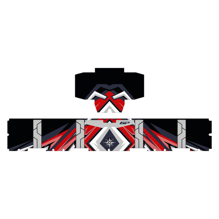 GP Kompozit DSN10 45L Aluminum Top Case Patterned Sticker - Custom Fit