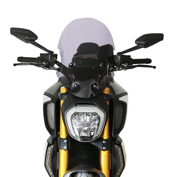 GP Kompozit Parabrisas Transparente Compatible con Ducati Diavel 1260 S 2019-2020