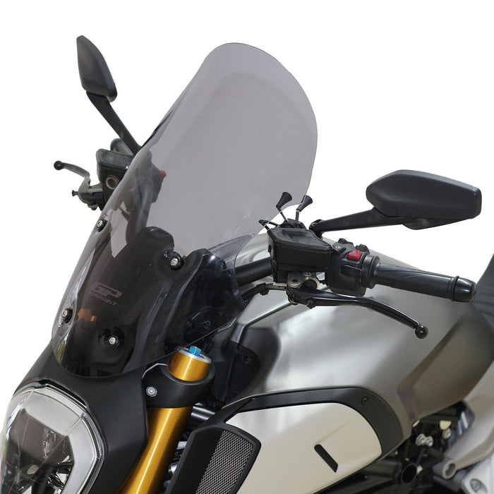 GP Kompozit Windshield Windscreen Black Compatible For Ducati Diavel 1260 S  2019-2020
