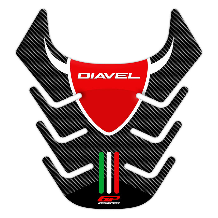 GP Kompozit Tank Pad Carbon Compatible For Ducati Diavel 2011-2017