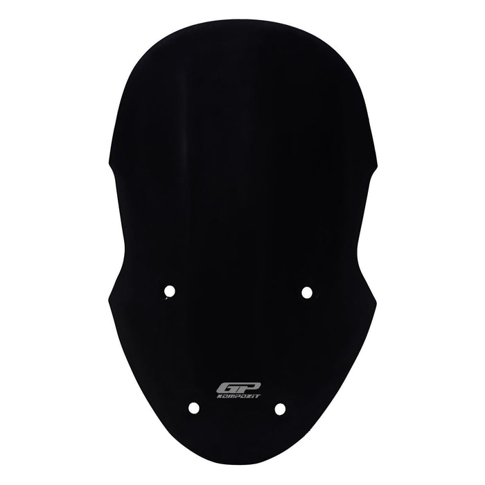 GP Kompozit Pare-brise noir compatible pour Ducati Diavel Touringing 2015-2018 