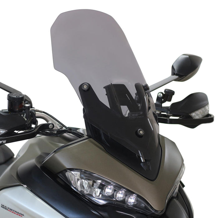 GP Kompozit Pare-brise fumé compatible pour Ducati Multistrada 1200 2015-2018 