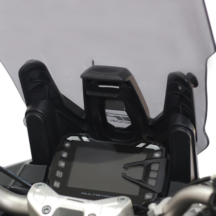 GP Kompozit Pare-brise transparent compatible pour Ducati Multistrada 950 S 2018-2023 