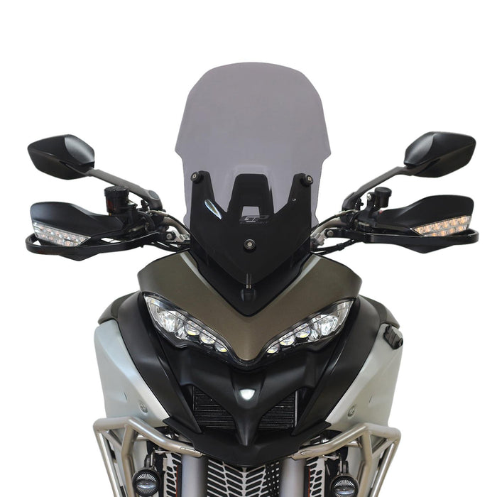 GP Kompozit Windshield Windscreen Smoked Compatible For Ducati Multistrada 950 S 2018-2023