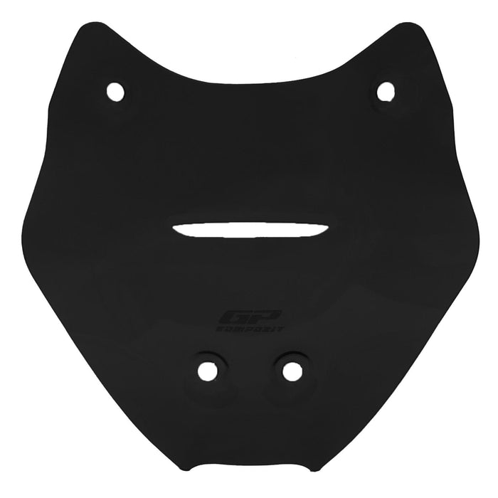 GP Kompozit Short Windshield Windscreen Black Compatible For Ducati Multistrada V4 2021-2023