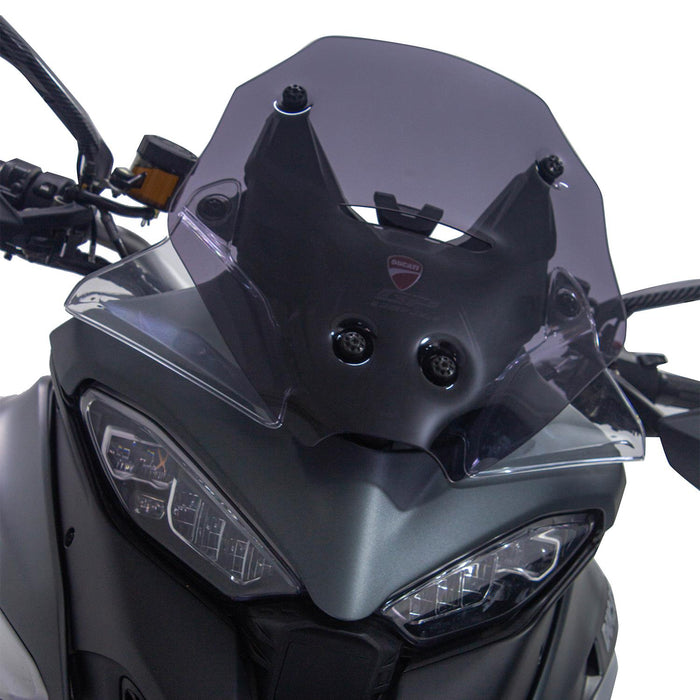 GP Kompozit Parabrisas deportivo negro compatible con Ducati Multistrada V4 2021-2023 