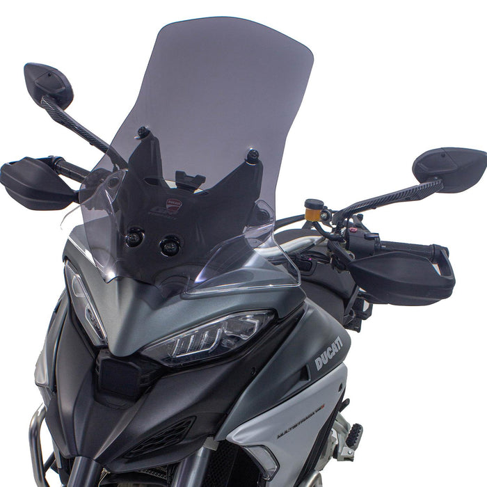 GP Kompozit Touring Windshield Windscreen Smoked Compatible For Ducati Multistrada V4 2021-2023
