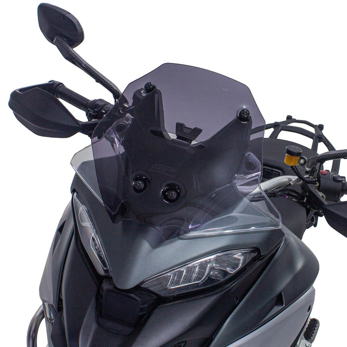 GP Kompozit Sport Windshield Windscreen Black Compatible For Ducati Multistrada V4  2021-2023