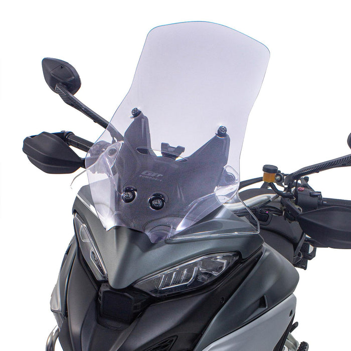 GP Kompozit Touring Windshield Windscreen Clear Compatible For Ducati Multistrada V4 2021-2023