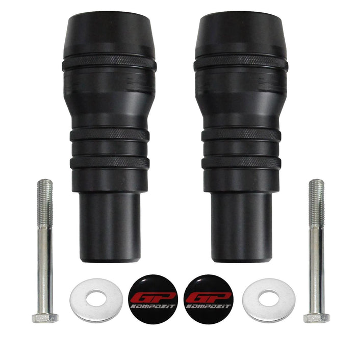 GP Kompozit Engine Crash Frame Sliders Black Compatible For Benelli 502C 2022-2023