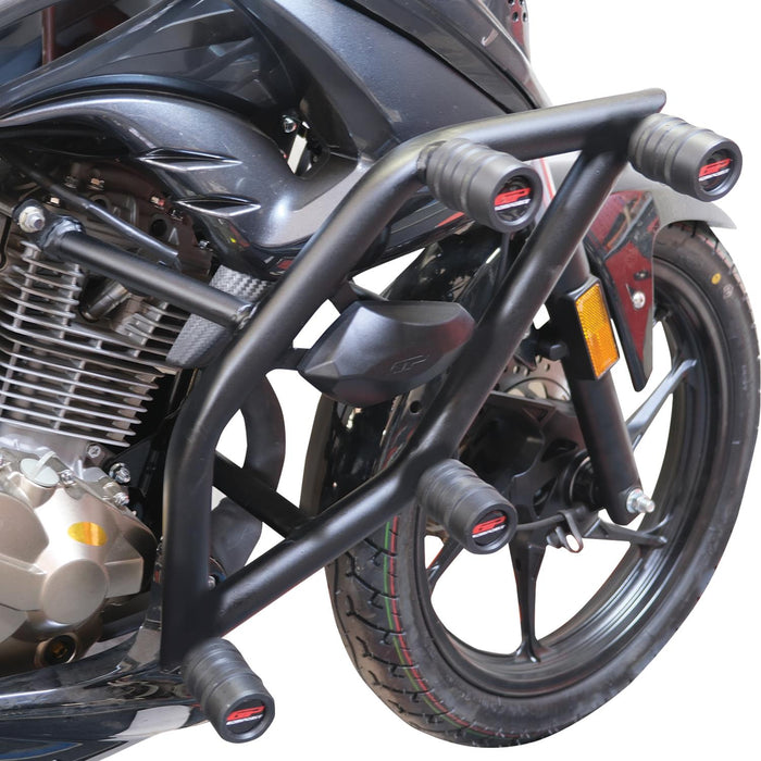 GP Kompozit Engine Guard / Crash Bar Black Compatible with Mondial 125 Drift L 2018-2026