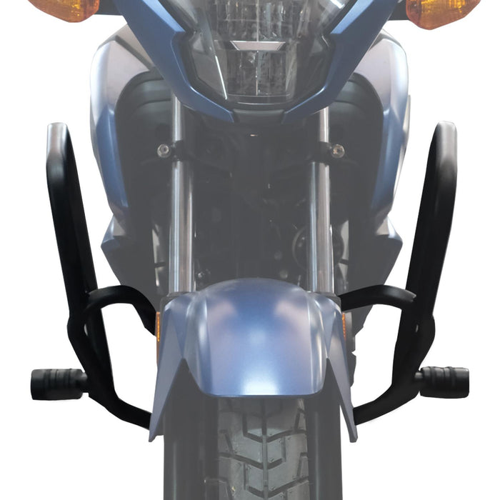 GP Kompozit Engine Protector Crash Bars Black Compatible For Honda CB125F 2023-2025