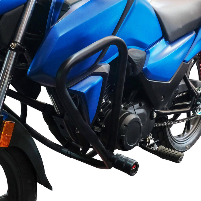 GP Kompozit Engine Protector Crash Bars Black Compatible For Honda CB125F 2023-2025