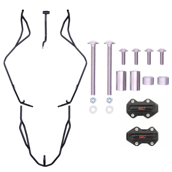 GP Kompozit Engine Protector Crash Bars Black Compatible For SYM Jet 14 Evo  2025