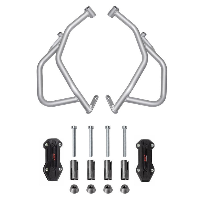 GP Kompozit Barras Protectoras de Motor Anticaída Grises Compatibles con CFMOTO 800MT 2022-2024