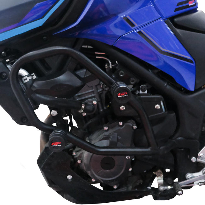 GP Kompozit Engine Protector Crash Bars Black Compatible For Yamaha MT-25 / MT-03 2015-2025