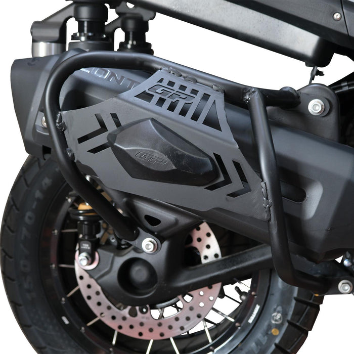 GP Kompozit Exhaust Guard Crash Bar Black Compatible For Zontes ZT368T-G 2026