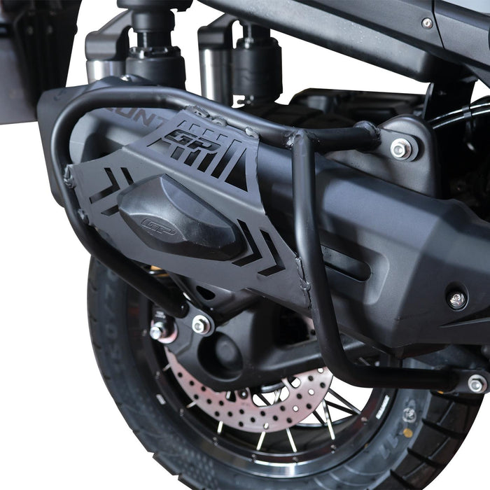 GP Kompozit Exhaust Guard Crash Bar Black Compatible For Zontes ZT368T-G 2026