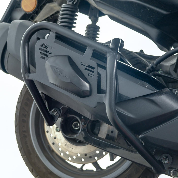 GP Kompozit Exhaust Guard Crash Bar Black Compatible For Yamaha XMAX 250 / XMAX 300 2025