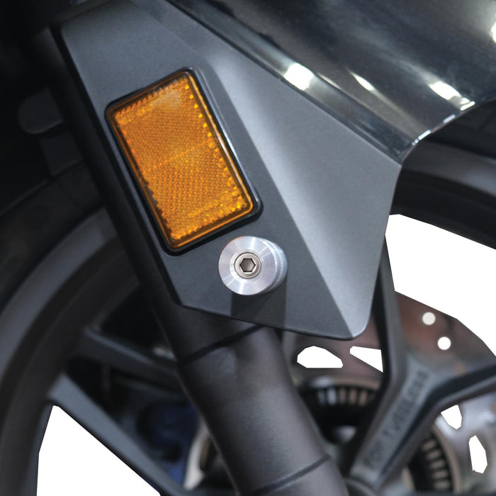 GP Kompozit Fog Light Mount Bracket Gray Compatible For Honda Forza 250 / Forza 300 / Forza 350 / NSS300 / NSS350 2018-2026