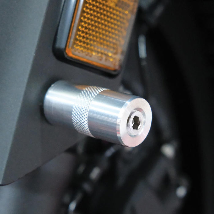 Soporte de montaje de luces antiniebla GP Kompozit gris compatible con Honda ADV350 2023-2026