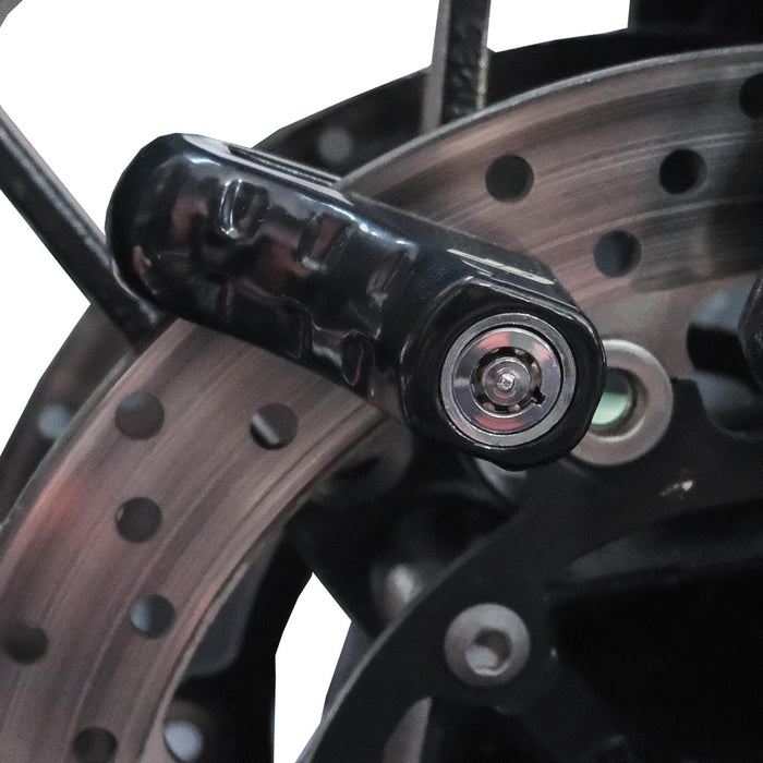 GP Kompozit For Universal Black Weather-Resistant, Anti-Theft Motorcycle Disc Lock