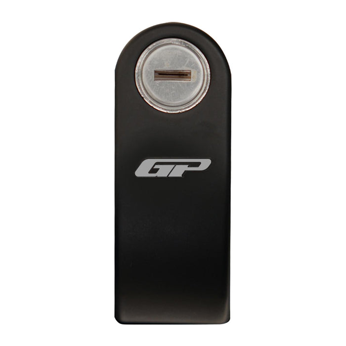 GP Kompozit For Universal Black Weather-Resistant, Anti-Theft Alarm Motorcycle Disc Lock