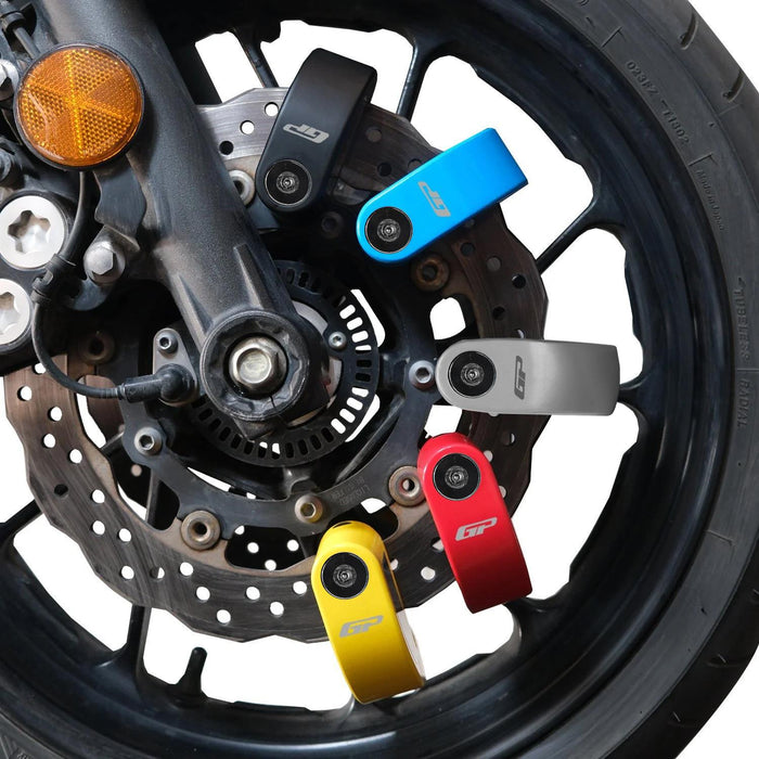 GP Kompozit For Universal Gray Weather-Resistant, Anti-Theft Alarm Motorcycle Disc Lock