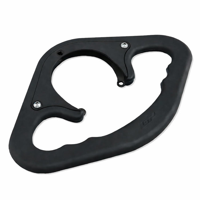 GP Kompozit Asa de agarre de pasajero trasero de motocicleta para tanque de combustible, compatible con Yamaha YZF-R25 / YZF-R3 2019-2024