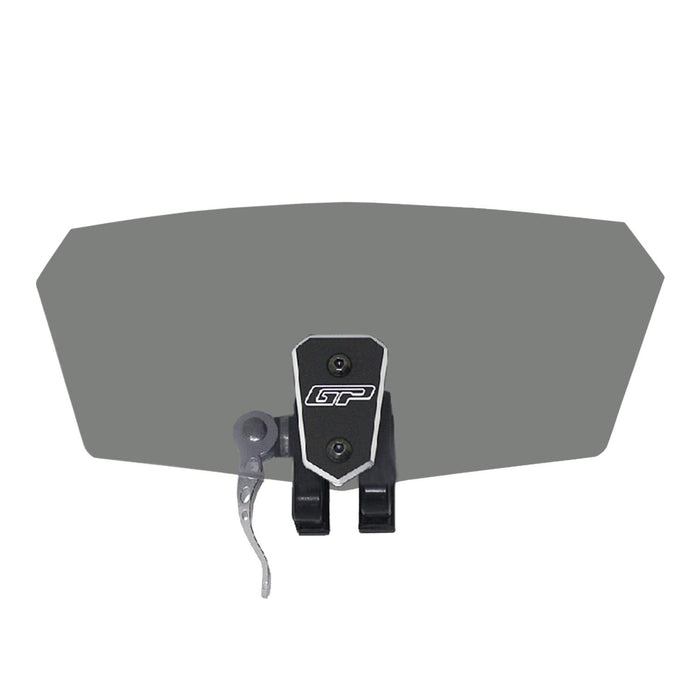 GP Kompozit pour GP102 déflecteur d'extension de pare-brise réglable universel fumé 