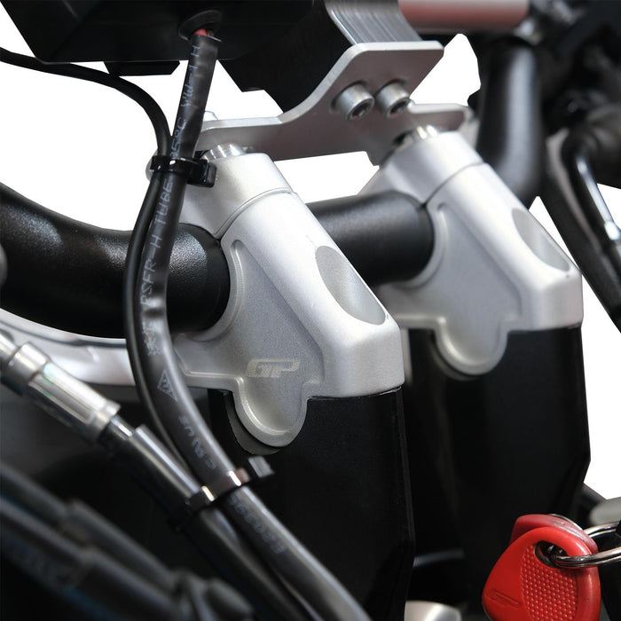 GP Kompozit Handlebar Riser Gray Compatible For CFMOTO 450MT 2024-2025