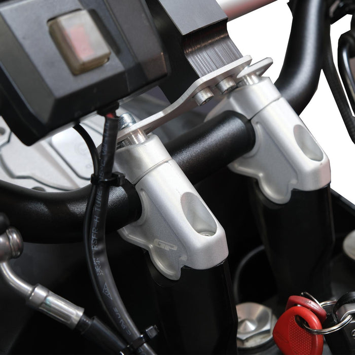 GP Kompozit Handlebar Riser Gray Compatible For CFMOTO 450MT 2024-2025