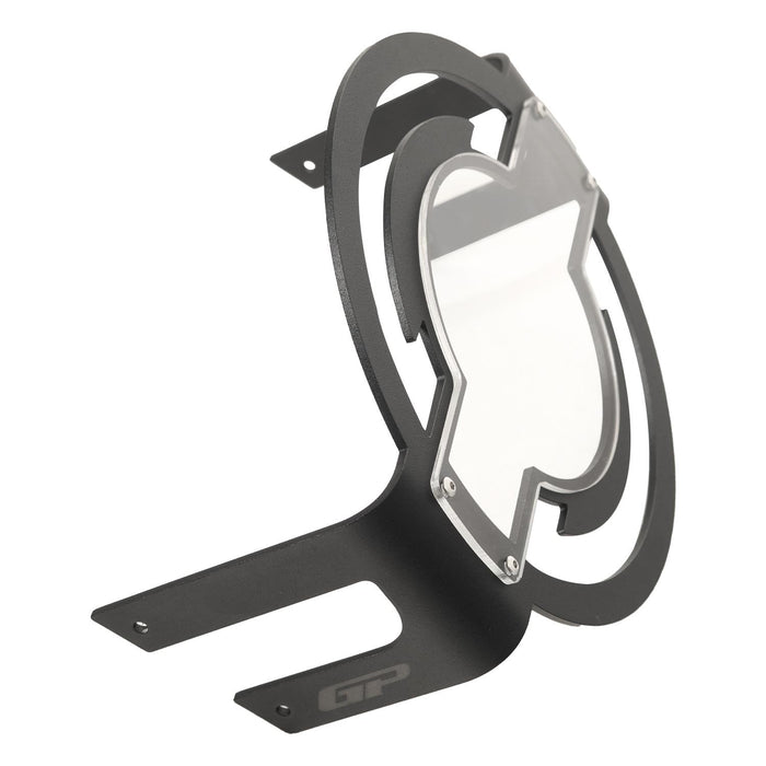 GP Kompozit Headlight Grille Guard Protector Black Compatible For Moto Morini Seiemmezzo 2022-2024