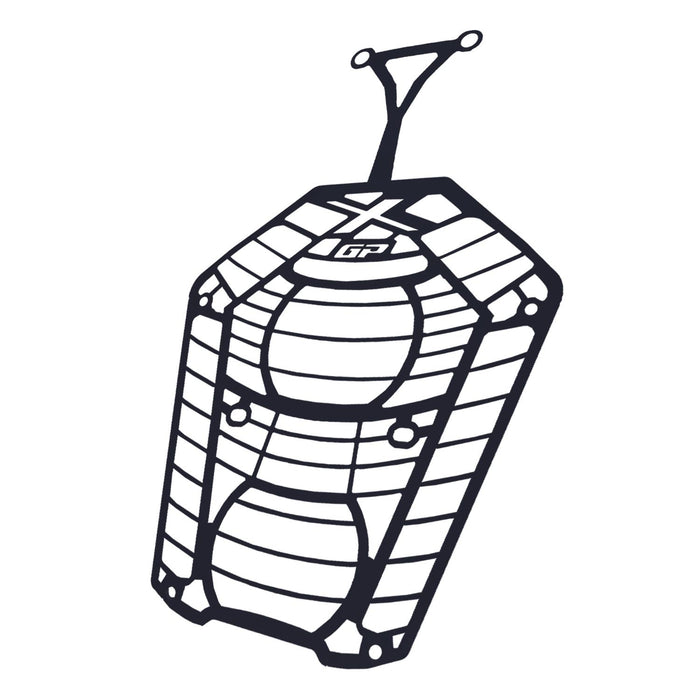 GP Kompozit Headlight Grille Guard Protector Black Compatible For KTM 390 Adventure X 2025