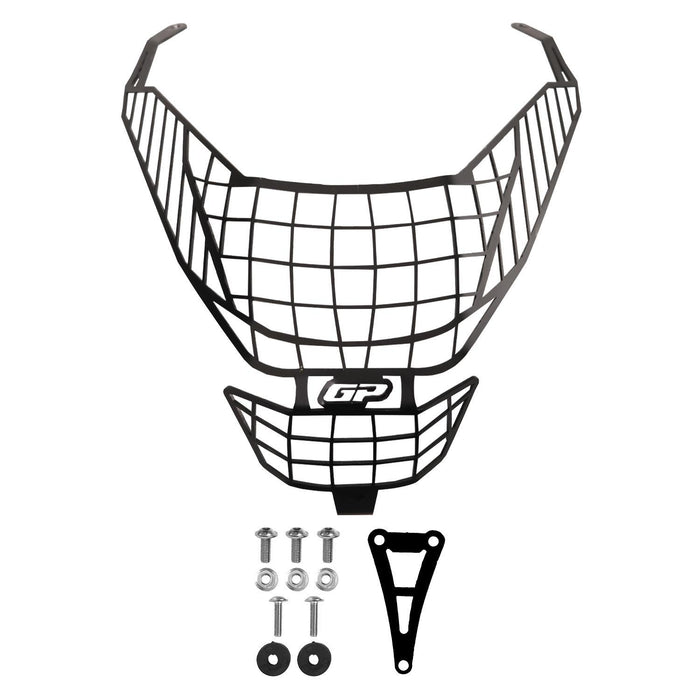 Protector/cubrecárter de faro GP Kompozit negro compatible con Honda NC750X 2025-2026
