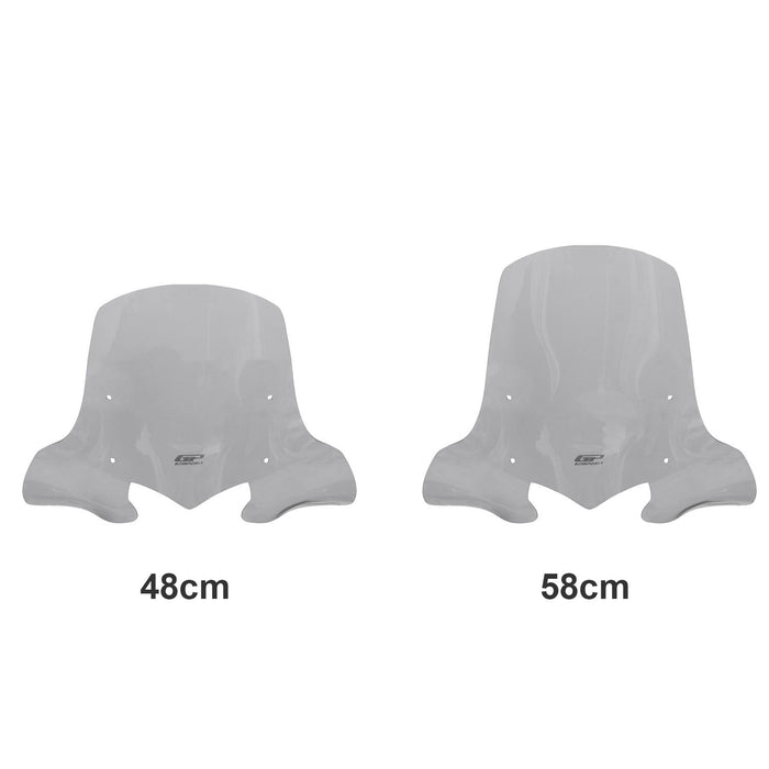GP Kompozit Windshield Windscreen Smoked Compatible For Hero DASH 125  2022-2024
