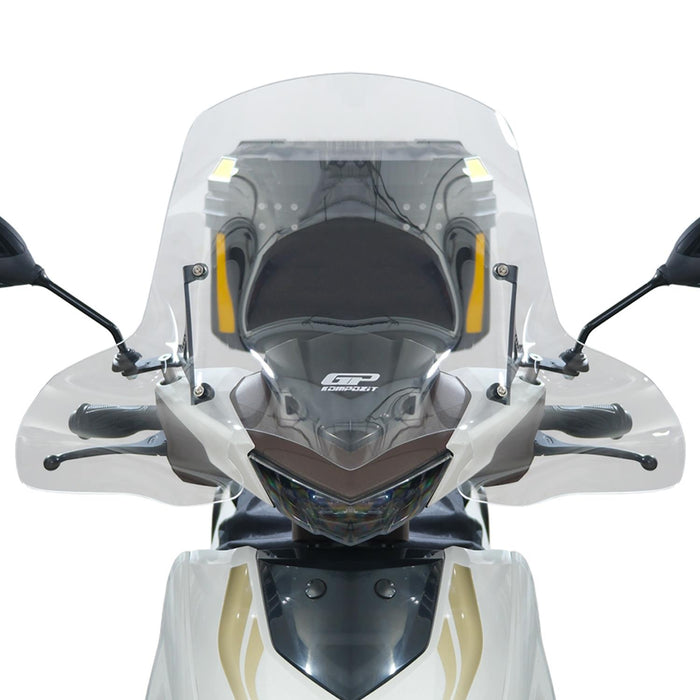 GP Kompozit Windshield Windscreen Smoked Compatible For Hero DASH 125  2022-2024