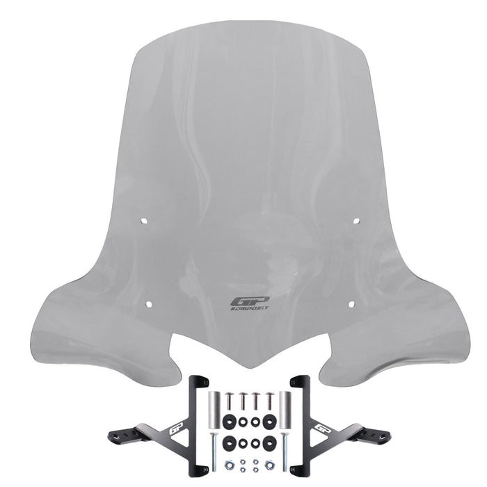 GP Kompozit Windshield Windscreen Smoked Compatible For Hero DASH 125  2022-2024