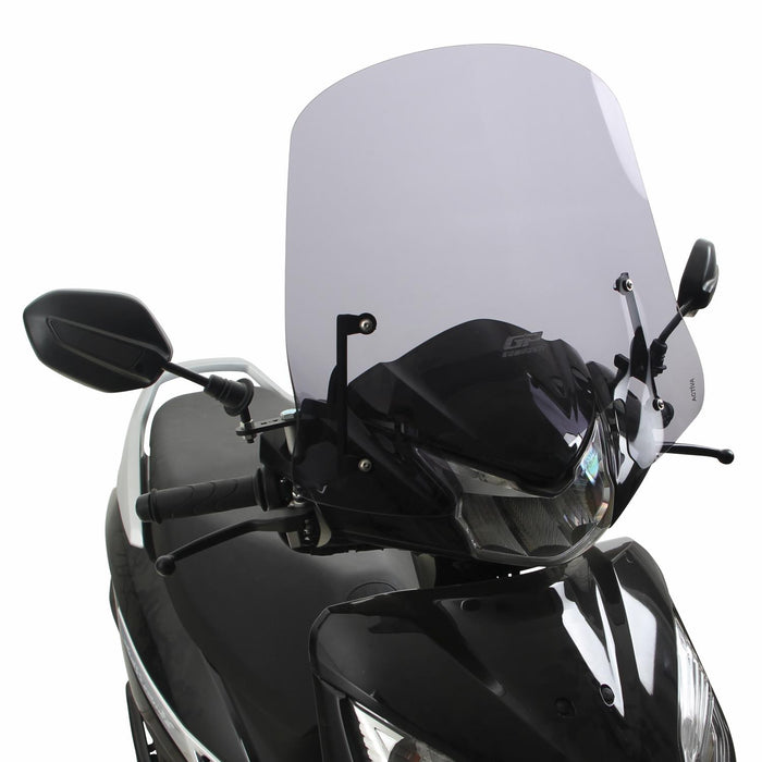 GP Kompozit Short Windshield Windscreen Clear Compatible For Honda Activa 2023-2024