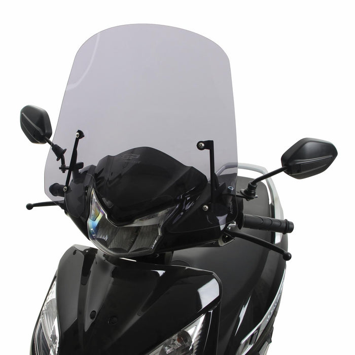 GP Kompozit Short Windshield Windscreen Clear Compatible For Honda Activa 2023-2024