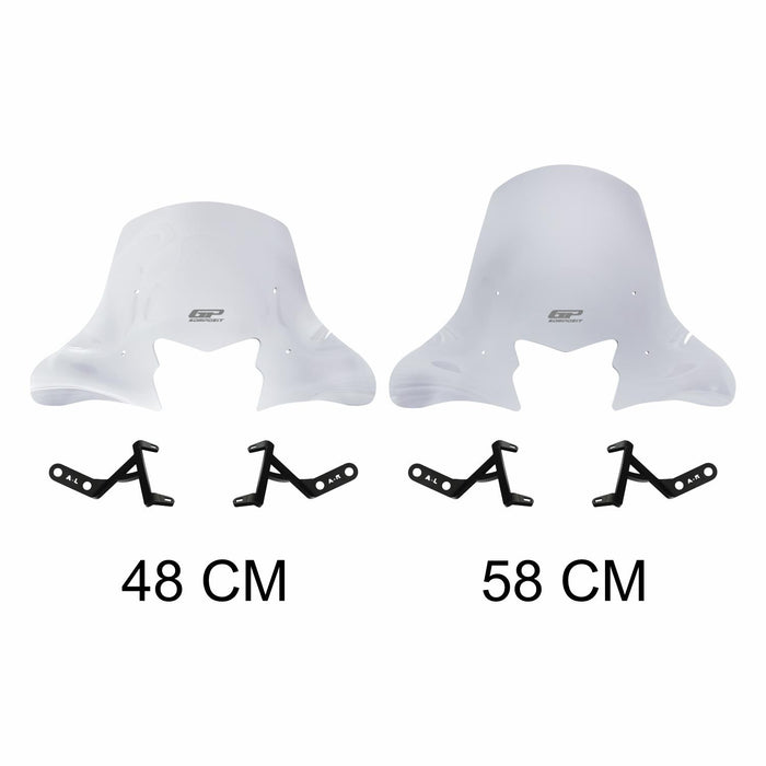 GP Kompozit Windshield Windscreen Clear Compatible For Honda Activa  2023-2024