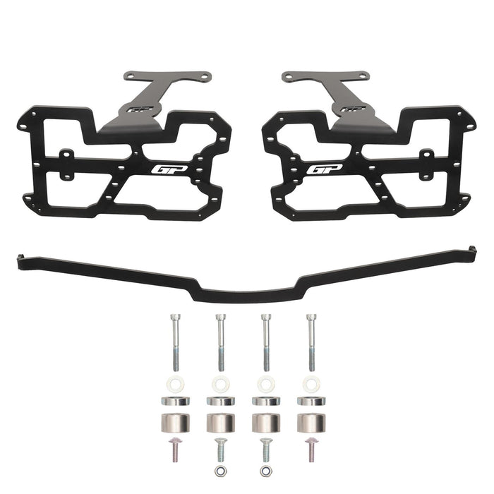GP Kompozit Side Carrier Pannier Rack Black Compatible For Honda ADV350 2023-2025