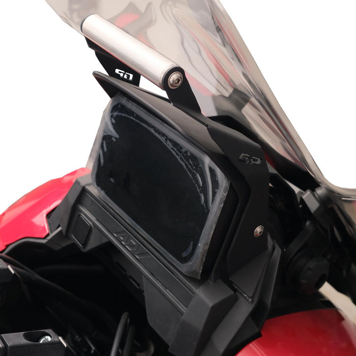 GP Kompozit Phone / Navigation Holder Bracket Black Compatible For Honda ADV350 2025 2025