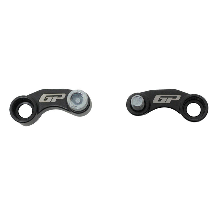 GP Kompozit Mirror Riser Extenders Black Compatible For Honda Africa Twin CRF1000L / CRF1100L L1 / L2 / L4 2016-2023