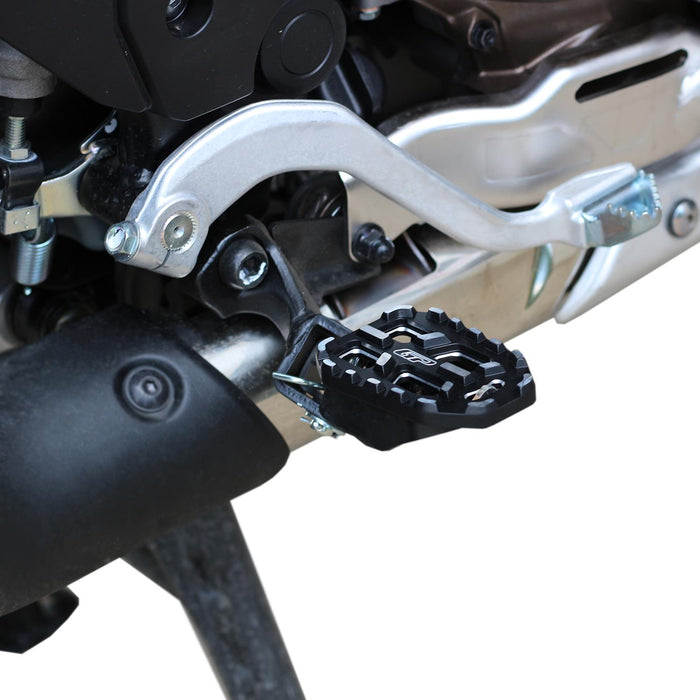 GP Kompozit Footrest Peg Black Compatible For Honda Africa Twin CRF1100L L1 / L2 / L4 2020-2023