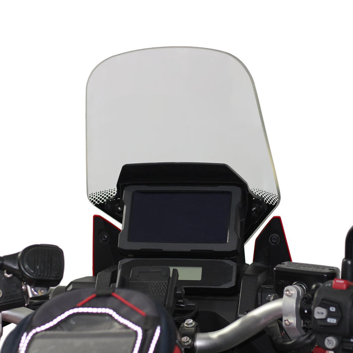 GP Kompozit Parabrisas serigrafiado ahumado compatible para Honda Africa Twin CRF1100L L1 ​​2020-2023 